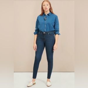 Everlane The Authentic Stretch Mid-Rise Skinny jeans size